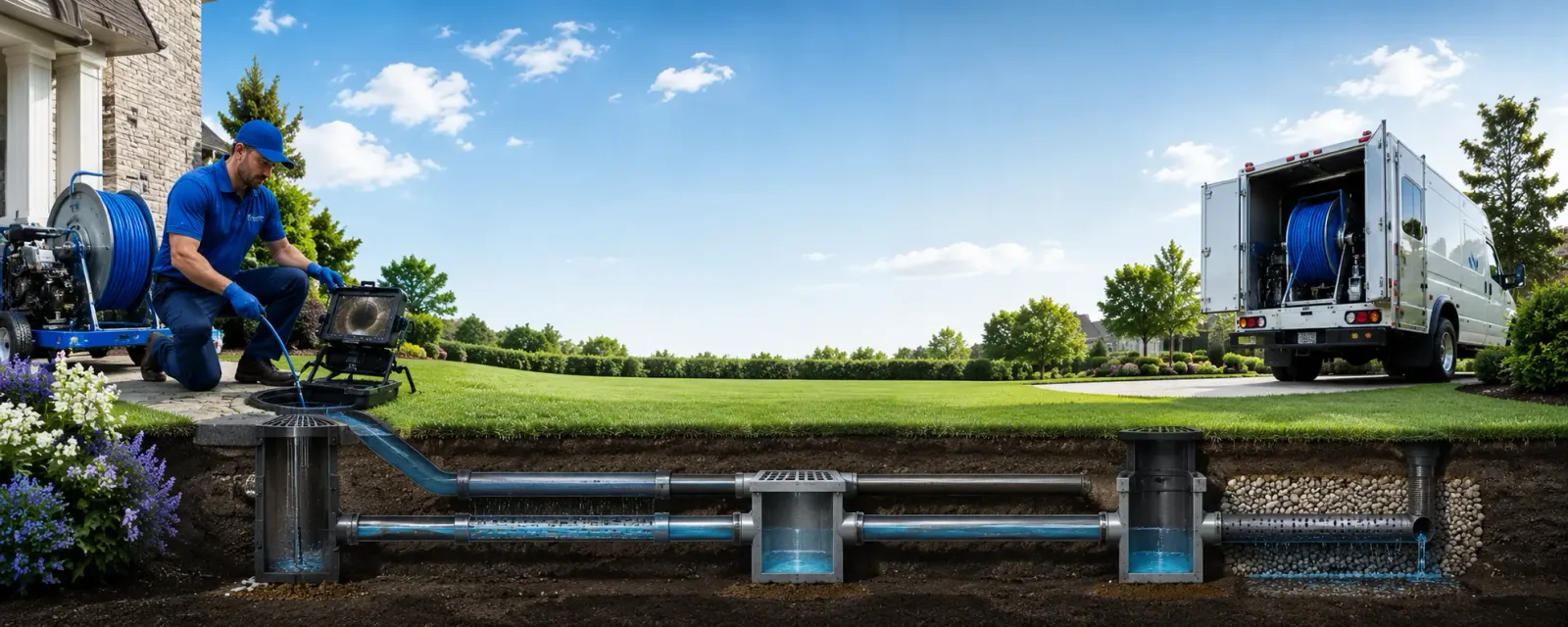 Outdoor drain cleaning information for Tony, WI
